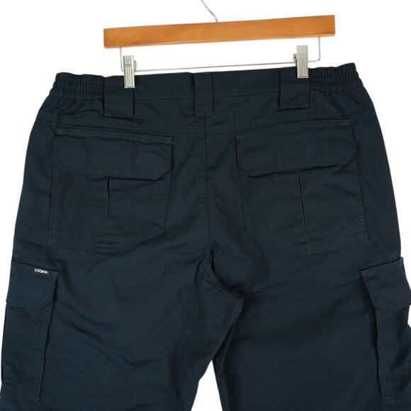 CQR Pants Mens 38x32 Navy Blue Tactical Cargo Outdoor Ripstop Workwear Uniform - Picture 4 of 11